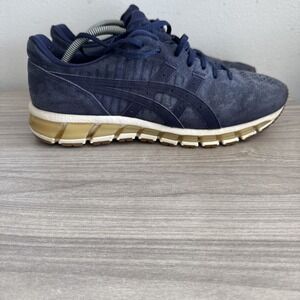 Asics Gel Quantum 360 Men's Size 12 Running Shoes Blue Suede Jogging Sneakers